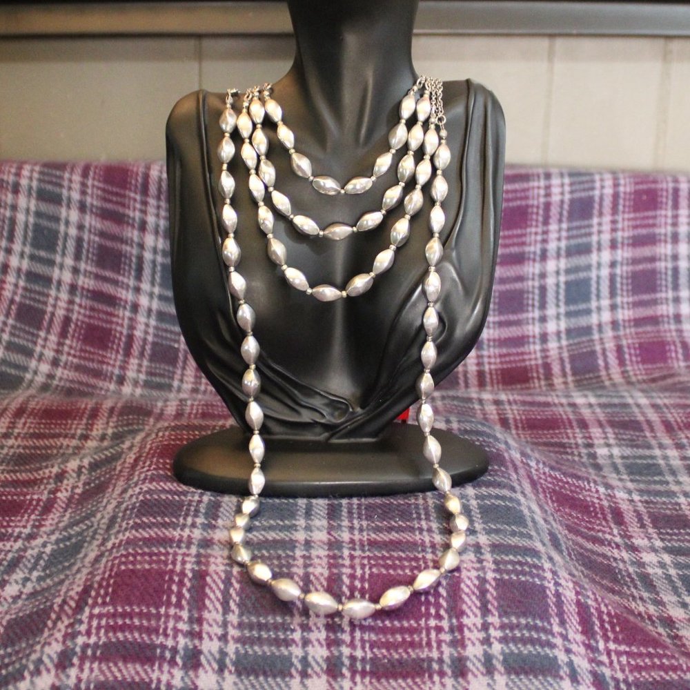Chico's Two Necklace Glass Beaded Set
